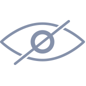 Icon representing privacy protection, preventing outsiders from seeing inside the car.